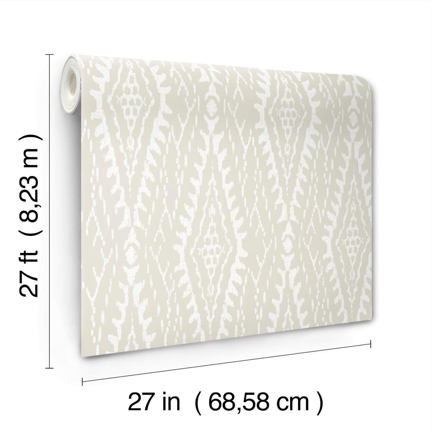 Rousseau Paperweave Wallpaper (Warm Grey)