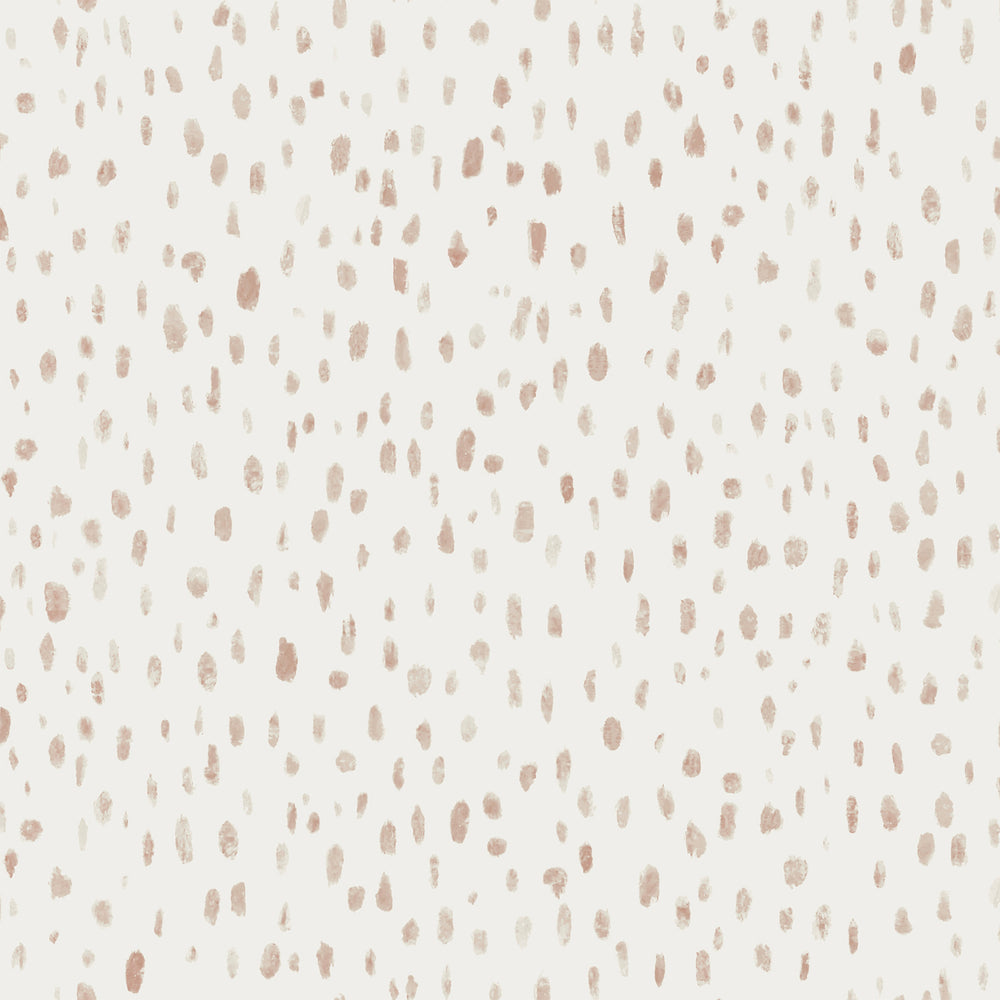 Lemieux et Cie Tachette wallpaper in charcoal gray on parchment beige, hand-painted brushstroke pattern with airy artisanal feel.