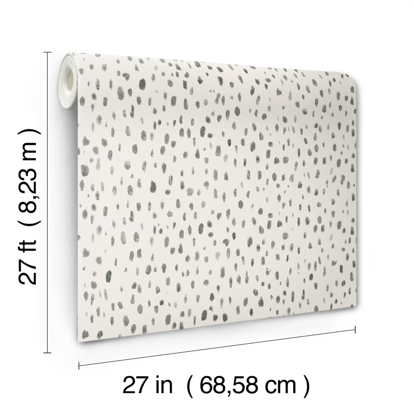 Tachette Wallpaper (Charcoal)
