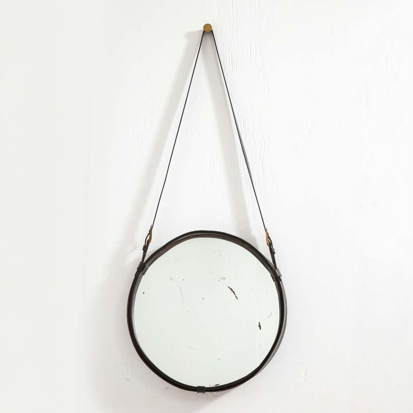 Jacques Adnet Belt Mirror