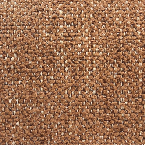 Lemieux et Cie Textured Piles swatch in warm caramel and cream tones, close detail of woven texture showing tactile looped surface.