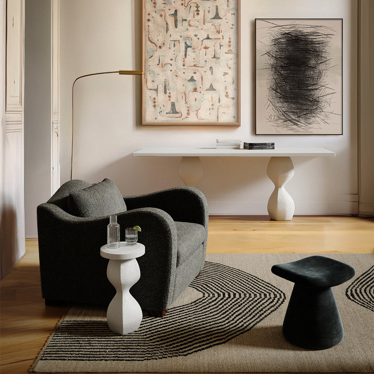 Souple Plaster Drinks Table