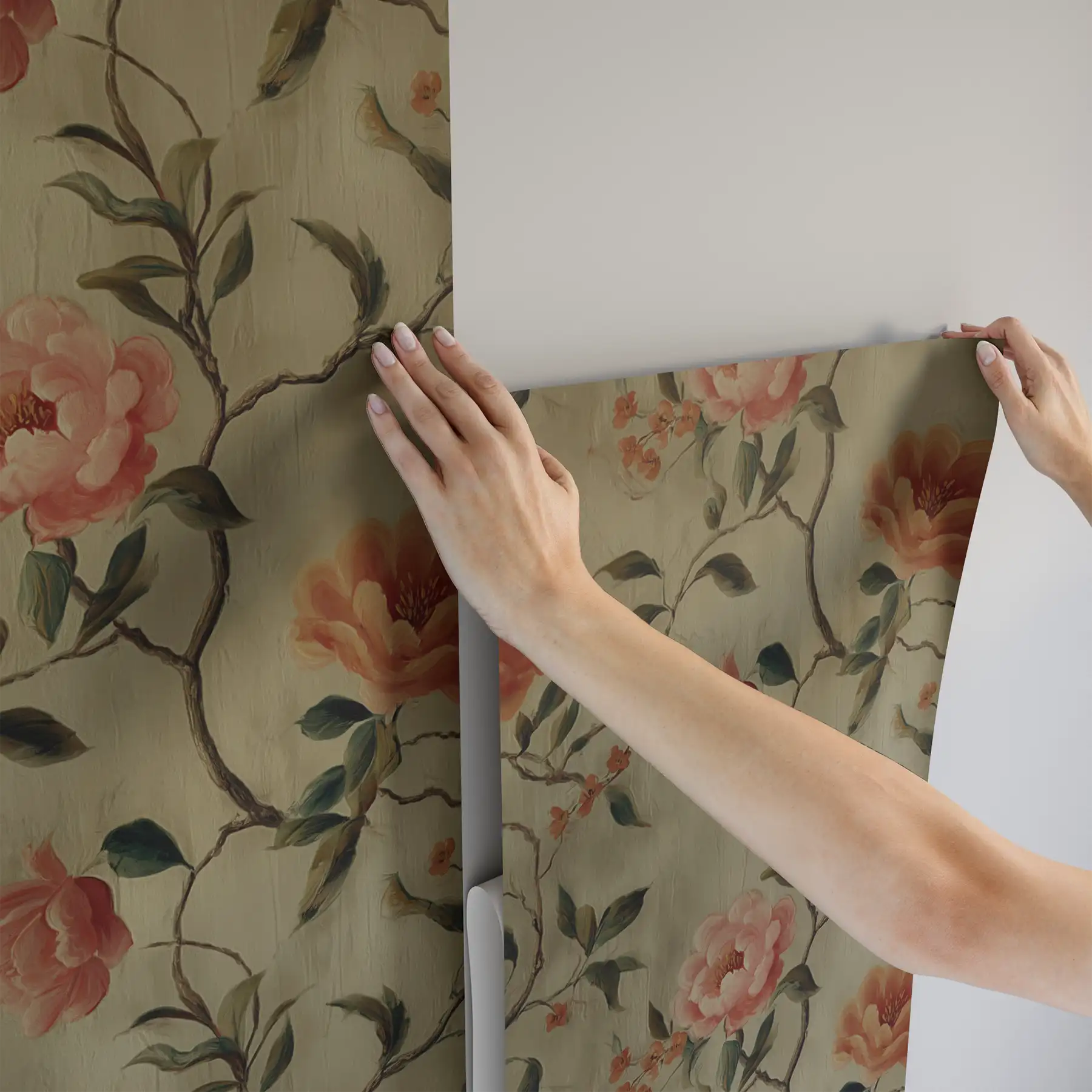 Trellis Bloom Wallpaper