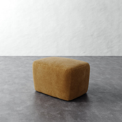 Aurelie Ottoman - Mohair Brown Sugar