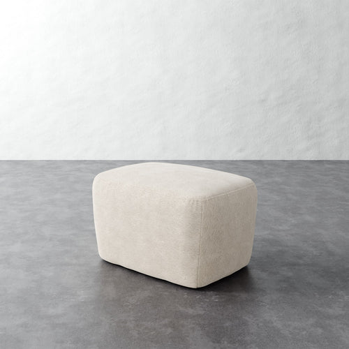 Aurelie Ottoman - Performance Boucle Cream