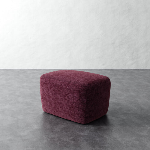Aurelie Ottoman - Performance Matelasse Mulberry