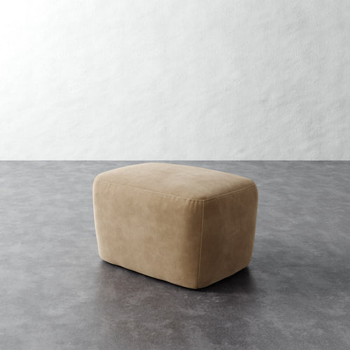 Aurelie Ottoman - Performance Velvet Acorn
