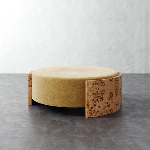 Benoit Coffee Table Ottoman - Brixton Honey