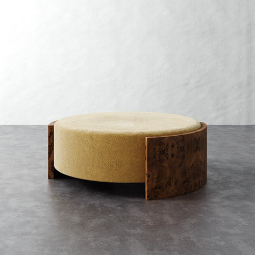 Benoit Coffee Table Ottoman - Brixton Honey