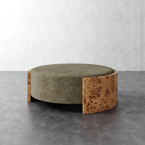 Benoit Coffee Table Ottoman - Micro Boucle Balsam