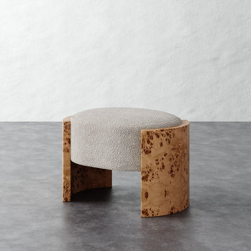 Benoit Ottoman - Brixton Dove Gray