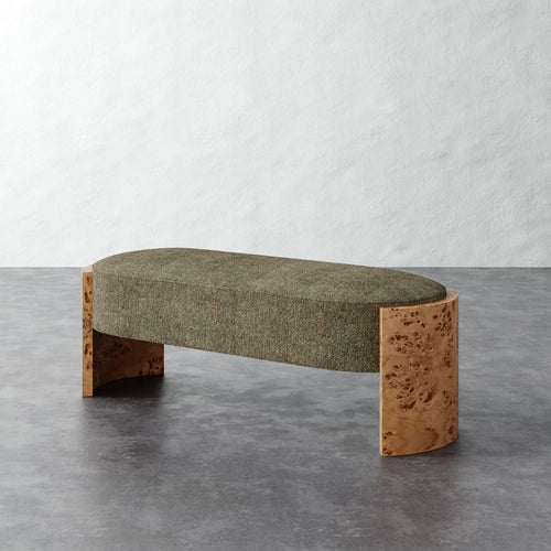 Benoit Upholstered Bench - Micro Boucle Balsam