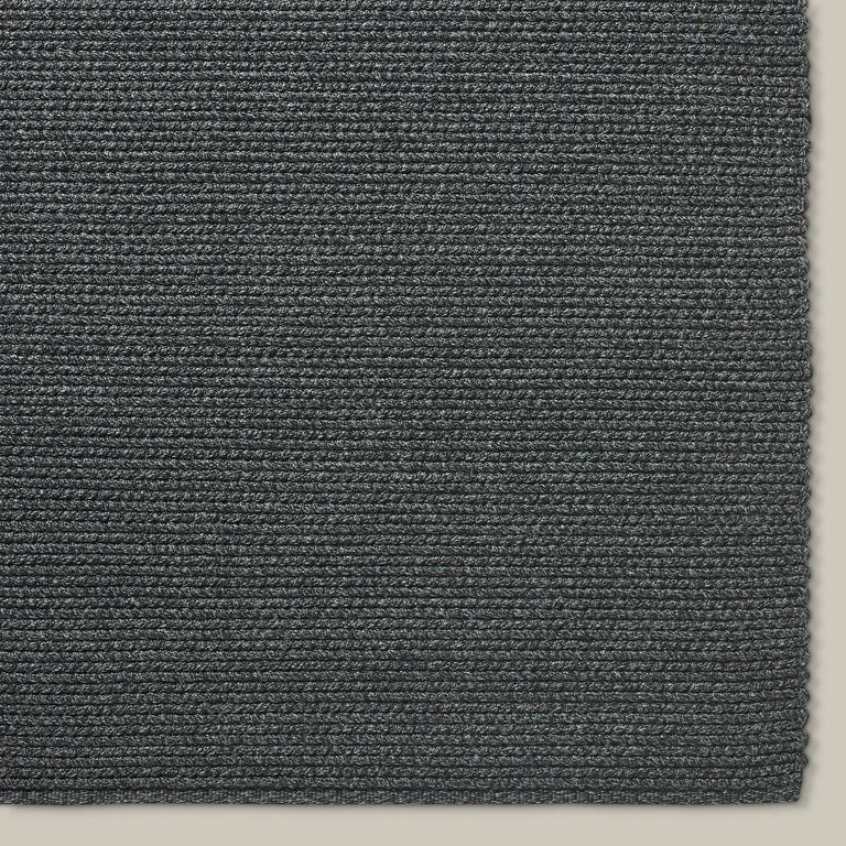 Tricot Handwoven Outdoor Rug (Charcoal)