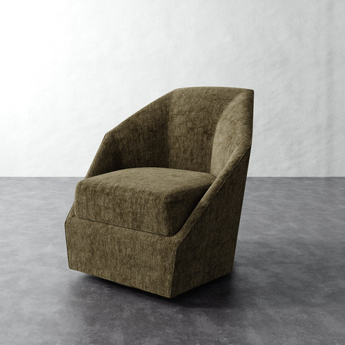 Bijou Swivel Chair - Performance Matelasse Balsam