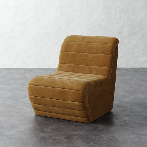 Brunoy Chair - Mohair Brown Sugar