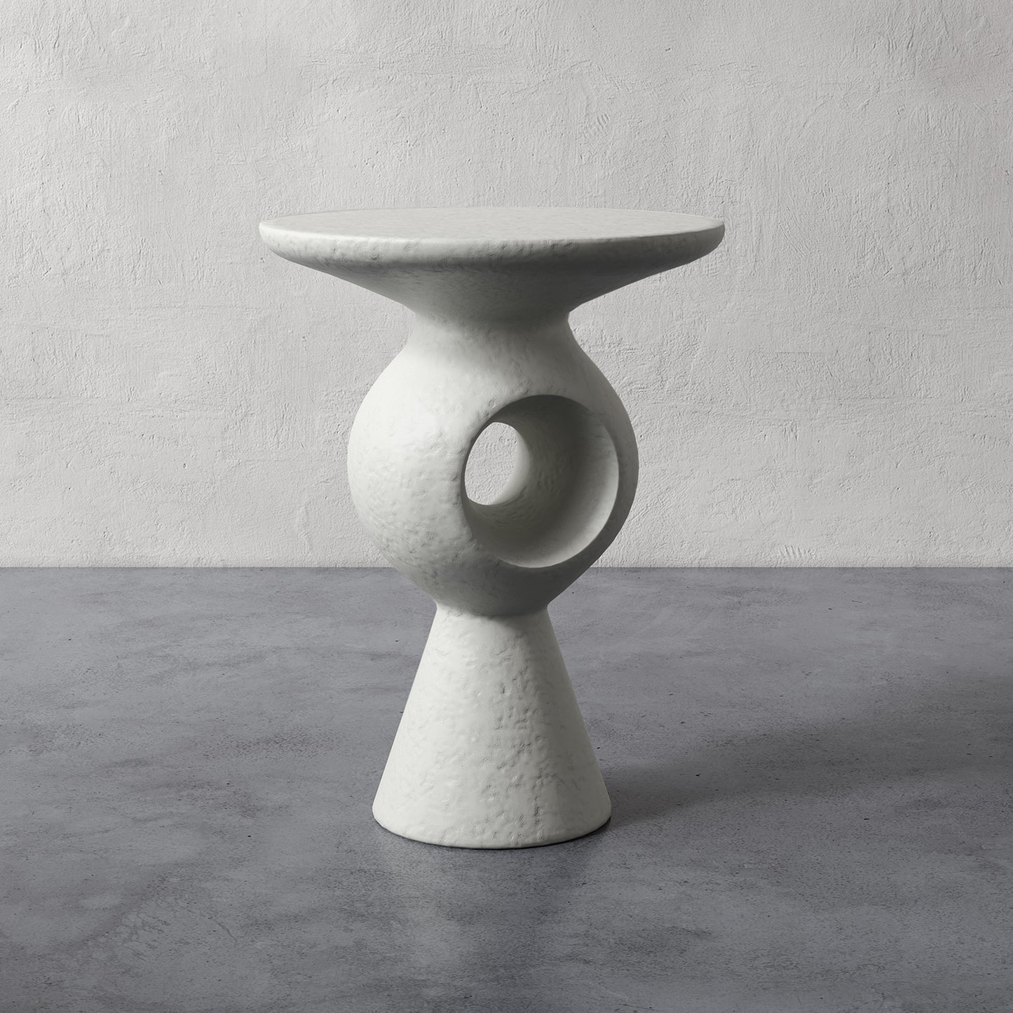 Carmen Plaster Side Table - Preorder