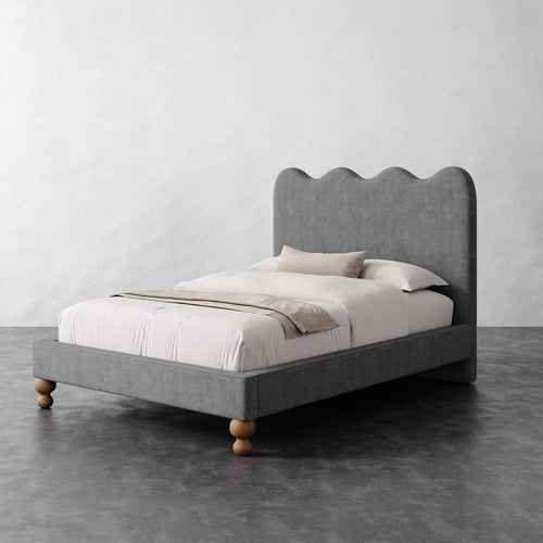 Celine Bed - Chunky Basket Pewter