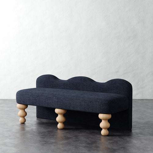 Celine Bench - Chunky Basket Indigo