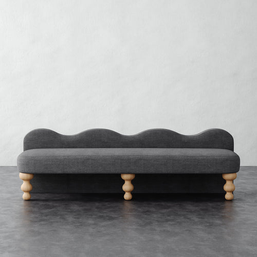 Celine Bench - Chunky Basket Pewter