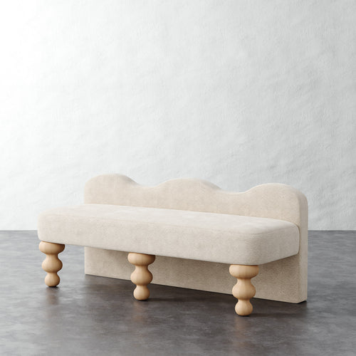 Celine Bench - Performance Boucle Cream