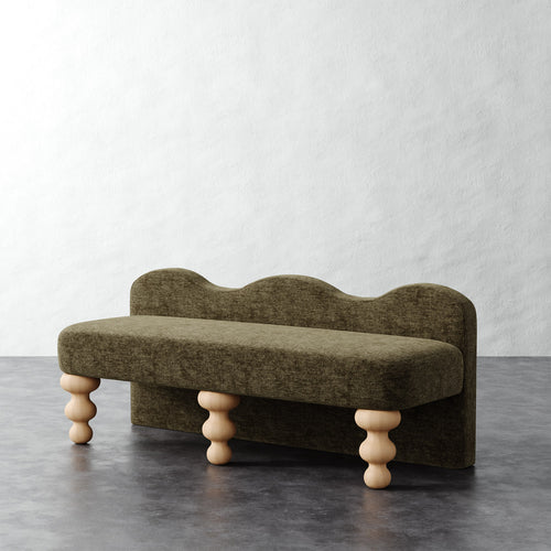 Celine Bench - Performance Matelasse Balsam