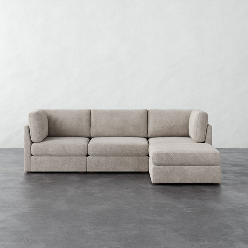 Chanaux 4pc Sectional - Brixton Dove Gray