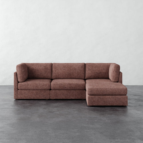 Chanaux 4pc Sectional - Micro Boucle Fig