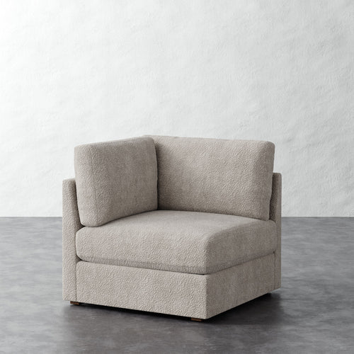 Chanaux Corner Chair - Brixton Dove Gray