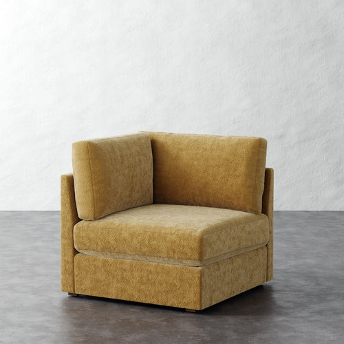 Chanaux Corner Chair - Brixton Honey