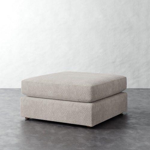Chanaux Ottoman - Brixton Dove Gray