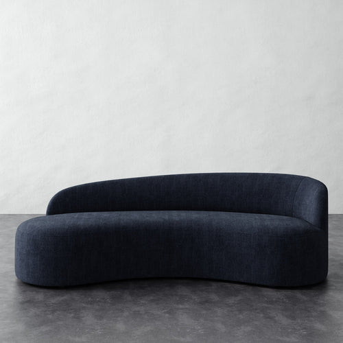 Colette Left Arm Sofa - Chunky Basket Indigo