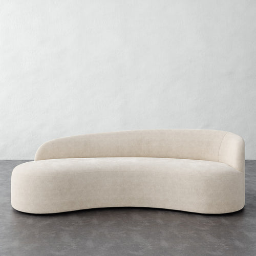 Colette Left Arm Sofa - Performance Boucle Cream