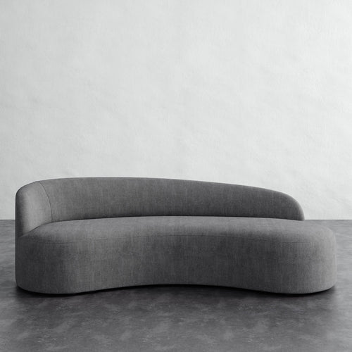 Colette Right Arm Sofa - Chunky Basket Pewter