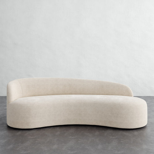 Colette Right Arm Sofa - Performance Boucle Cream