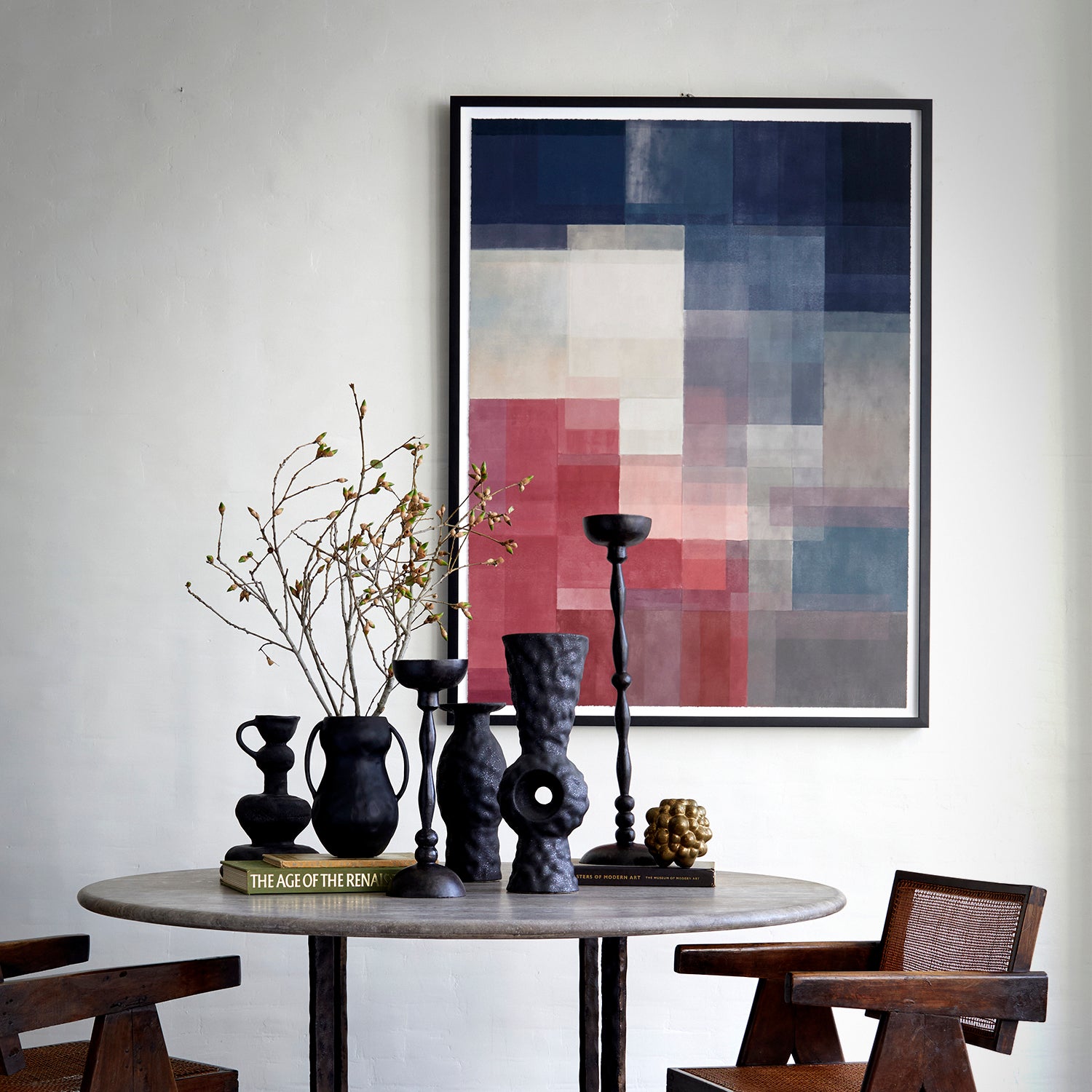 Framed Test Print of CHAMP DE COULEUR 1 Limited Edition Art Print