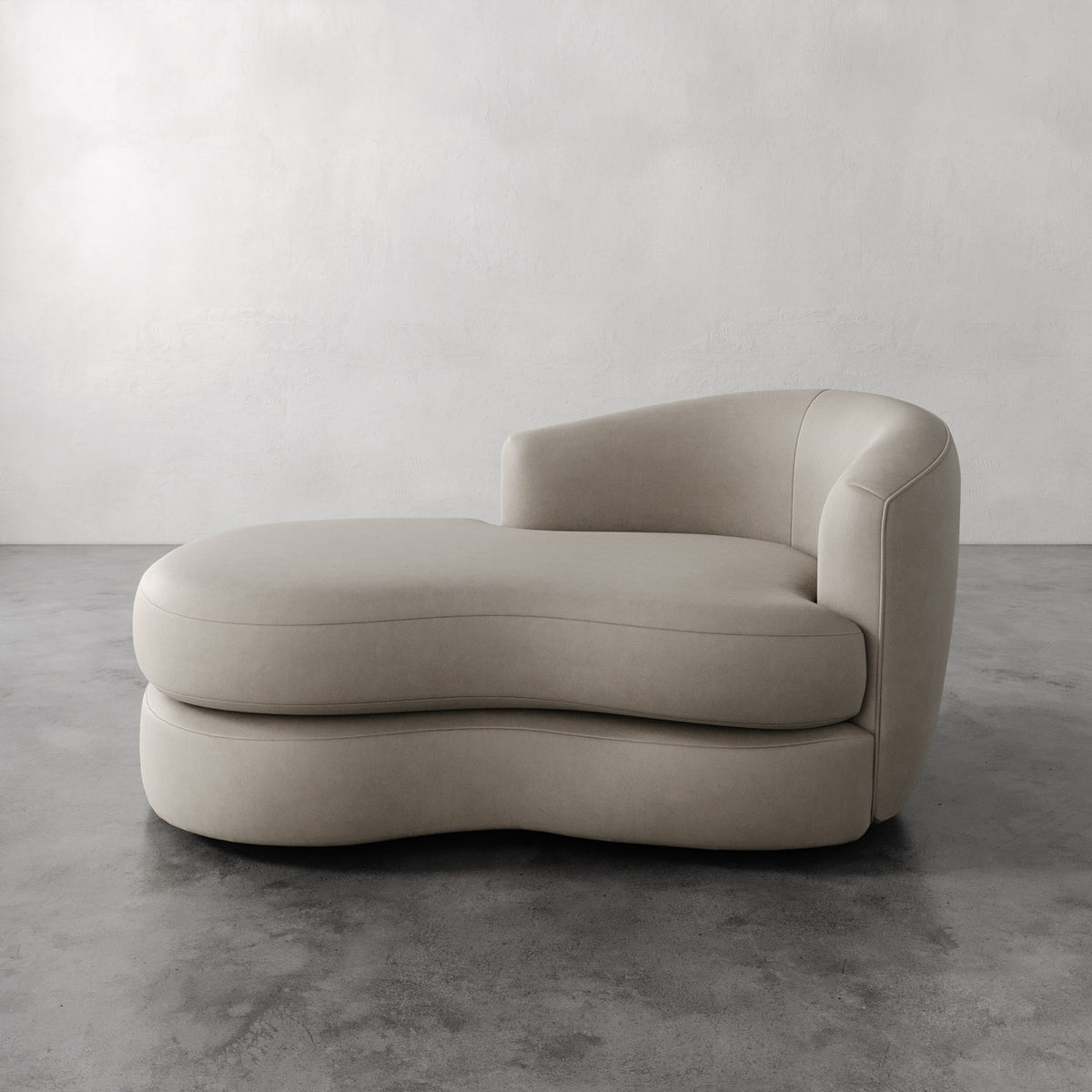 Rulmann Leather Right Arm Chaise