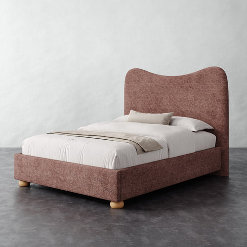 Danielle Bed - Micro Boucle Fig