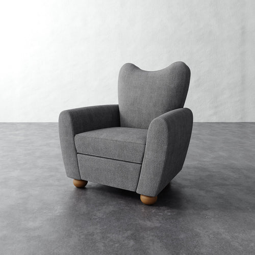 Danielle Chair - Chunky Basket Pewter
