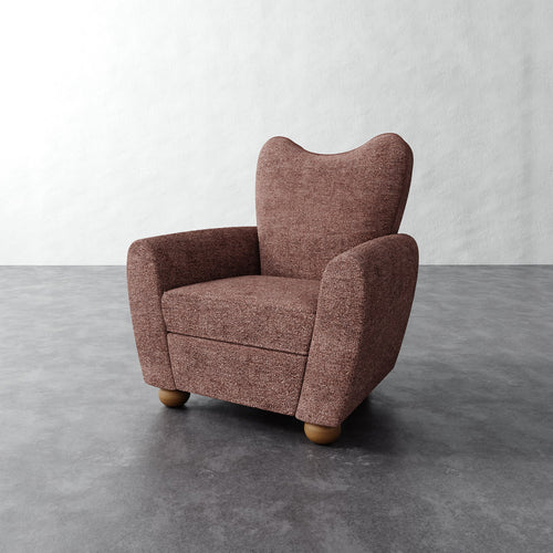 Danielle Chair - Micro Boucle Fig