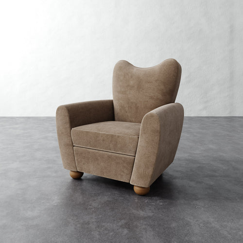 Danielle Chair - Mohair Ecru