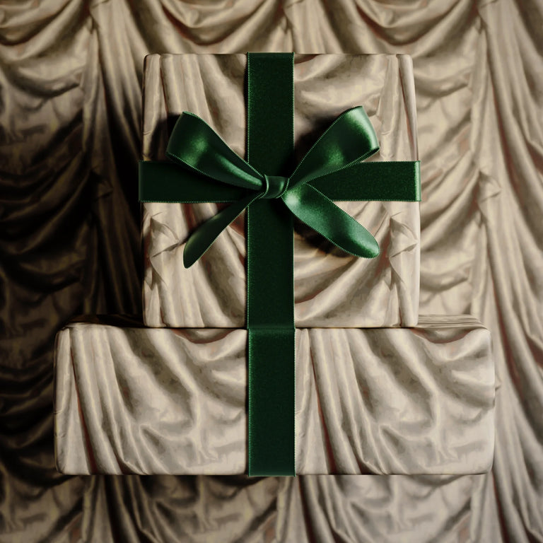 Satin Draped Wrapping Paper