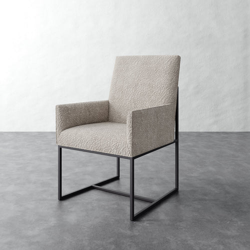 Dupont Dining Arm Chair - Brixton Dove Gray