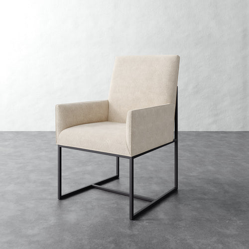 Dupont Dining Arm Chair - Performance Boucle Cream