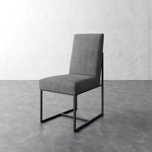 Dupont Dining Side Chair - Chunky Basket Pewter