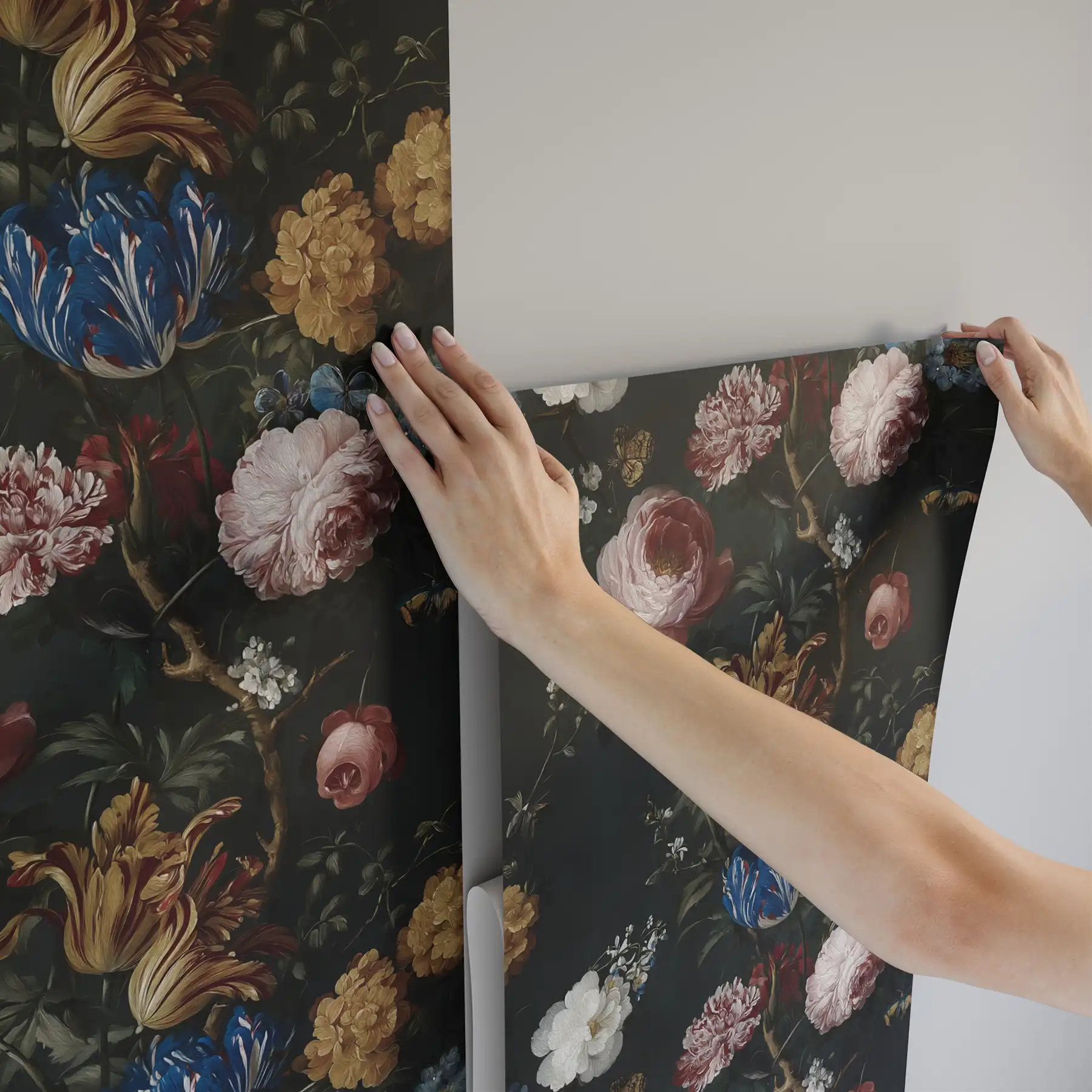 Dutch Rose Wallpaper