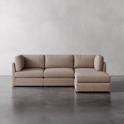 Lemieux Et Cie Chanaux 4-Pc Sectional
Beige sectional sofa against a plain wall.