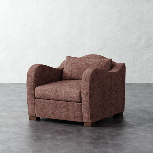 Elodie Chair - Micro Boucle Fig
