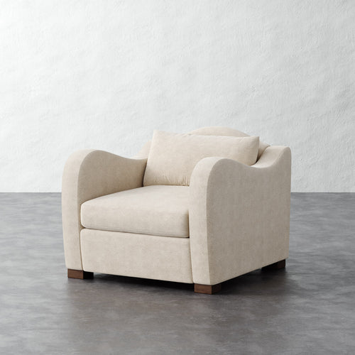 Elodie Chair - Performance Boucle Cream