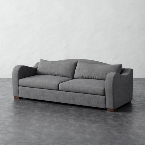 Elodie Sofa - Chunky Basket Pewter