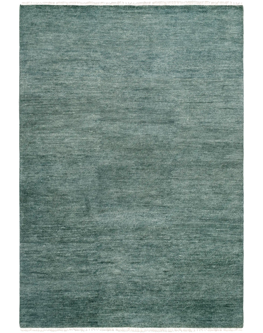 Rochefort Handmade Wool Rug (Soft Teal)